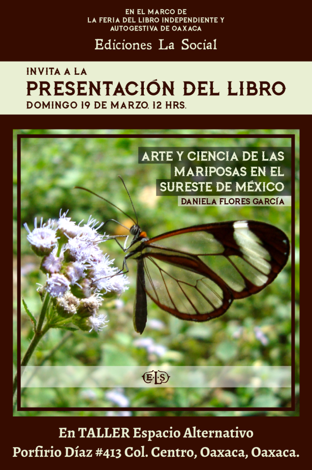 Presentación del libro Daniela Flores Mariposas Sureste